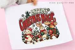 A Little Christmas Magic PNG Sublimation Design Product Image 3