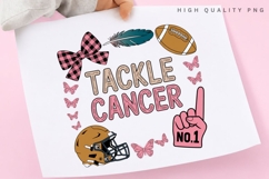 Tackle Cancer Football PNG, Breast Cancer Awareness Football Product Image 2