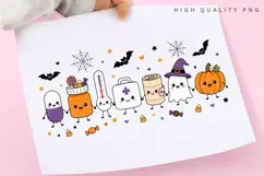 Cute Nurse Halloween PNG, Kawaii Medical Ghost Pumpkin PNG Product Image 3