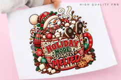 Funny Melting Snowman Holiday Mode Christmas Hot Cocoa Product Image 3