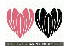 Download this Boho style mom heart design today for a good price. These Mom love design are compatible with Cricut and Silhouette Cutting Machines. Sublimation.