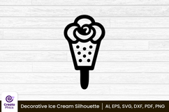 sublimation-ice cream svg-ice cream png-silhouette-craft svg-printable-black-food-clipart