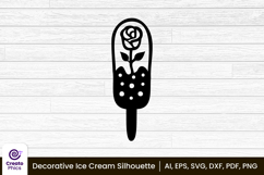 sublimation-ice cream svg-ice cream png-silhouette-craft svg-printable-black-food-clipart