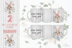 Sublimation Mug Design Easter Bunny Love png Product Image 1