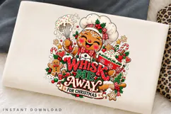 Cute Gingerbread Chef Christmas Baking Holiday PNG Design Product Image 2