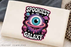 Spookiest in the Galaxy PNG, Cosmic Halloween Sublimation Product Image 2