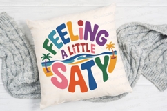 Colorful Retro Typography Design Feeling Sublimation PNG Product Image 2