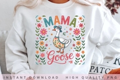 Mama Goose Floral PNG Design Product Image 1