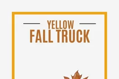 Yellow Fall Truck Png Digital Download for Sublimation Product Image 8