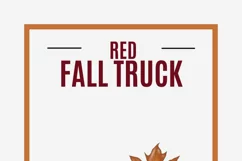 Red Fall Truck Png Digital Download for Sublimation Product Image 8