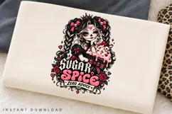 Sugar Spice Zero Advice PNG, Gothic Sweet Girl Clipart Product Image 2