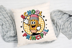 School Principal Cartoon Pencil Illustration Sublimation PNG Product Image 2