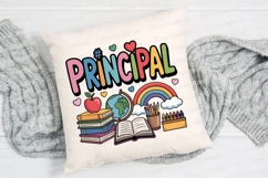 Principal Appreciation Day Colorful Cartoon Sublimation PNG Product Image 2