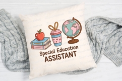 Special Education Assistant Cartoon With Sublimation PNG Product Image 2