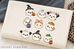 Kawaii Halloween Dumpling Clipart PNG, Spooky Bao Product Image 3