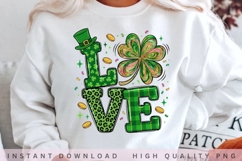 St Patrick Love Shamrock PNG Product Image 2