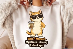 Wait A Moment My Brain Is Doing Extra Laps PNG Product Image 2