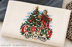 Christmas Is a Gift of Faith Christmas Tree Cross Holiday Product Image 2