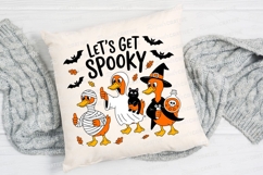Halloween Ducks in Costume with Bats and Sublimation PNG Product Image 2