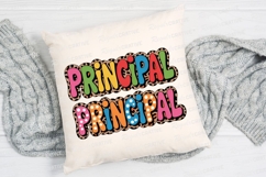 Principal Colorful Leopard Design School Sublimation PNG Product Image 2