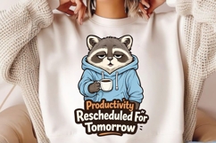 Productivity Rescheduled For Tomorrow PNG, Funny Lazy Product Image 2