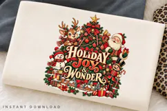 Holiday Joy & Wonder Santa Reindeer Snowman Christmas Winter Product Image 2