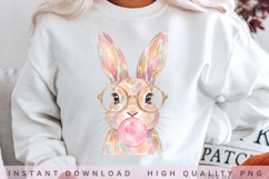 Cute Bunny Bubblegum PNG Design Product Image 2