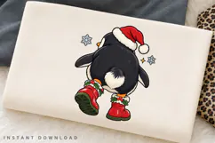 Christmas Penguin Butt PNG Sublimation Design Product Image 2
