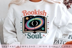 Bookish Soul Celestial PNG Design Product Image 2