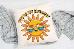 Retro You Are My Sunshine With Sunglasses Sublimation PNG Product Image 2