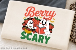 Berry Scary Ghost PNG, Cute Halloween Ghost Sublimation Product Image 2