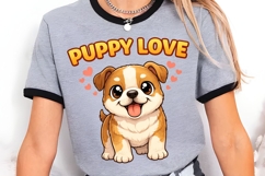 Puppy Love PNG, Cute Puppy Valentine PNG, Dog Lover Romantic Product Image 2