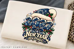 2027 New Year New Magic Winter Holiday Celebration PNG Product Image 2