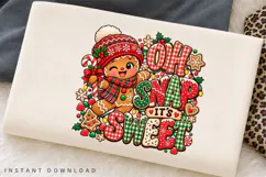 Cute Gingerbread Oh Snap It's Sweet Christmas Winter Holiday Product Image 2
