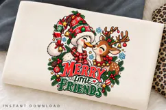 Merry Little Friends Christmas Reindeer Duck Winter Holiday Product Image 2