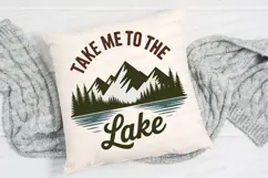 Take Me To The Lake Nature Sublimation PNG Product Image 2