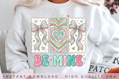 Be Mine Faux Applique PNG Design Product Image 2