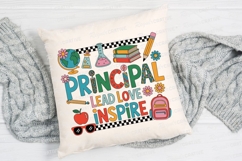 Retro Principal Design With School Elements Sublimation PNG Product Image 2