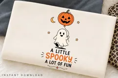 A Little Spooky A Lot Of Fun PNG Sublimation Design, Cute Product Image 2