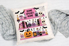 Halloween Spooky Home Illustration with Sublimation PNG Product Image 2