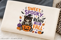 Sweet Spooky Ready For Fall PNG Sublimation Design Product Image 2
