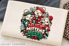 Festive Winter Lambs Mugs Mitten Merry Christmas Product Image 3