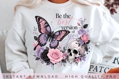 Be the Best Version of You Skull PNG Product Image 1