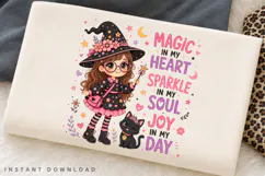Magic In My Heart Sparkle In My Soul PNG Sublimation Design Product Image 3