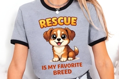 Rescue Is My Favorite Breed PNG, Adopt Rescue Dog PNG Product Image 2