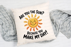 You Are The Sun Cute Smiling Sun Sublimation PNG Product Image 2