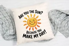 You Are The Sun Cute Smiling Sun Sublimation PNG Product Image 2