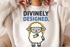 Divinely Designed Cute Faith Inspired Sheep Design Product Image 2