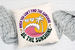 Retro Beach Design with Sunglasses Palm Sublimation PNG Product Image 2