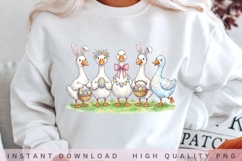 Cute Easter Ducks PNG Design Product Image 2